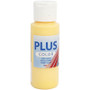 Plus Color, askartelumaali, 60ml, krookuksen keltainen