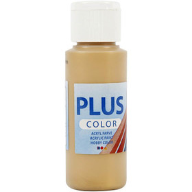 Plus Color, askartelumaali, 60ml, kulta