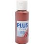 Plus Color, askartelumaali, 60ml, punakupari 