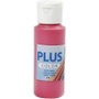 Plus Color, askartelumaali, 60ml, peruspunainen