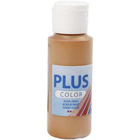 Plus Color, askartelumaali, 60ml, sienna