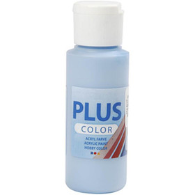 Plus Color, askartelumaali, 60ml, taivaansininen