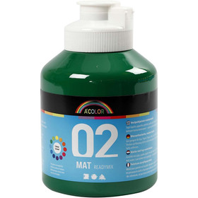 A'Color, Readymix, 02, matta, tummanvihreä, 500ml