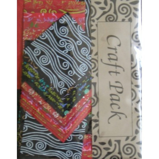 Käsintehty Paperipakkaus, puna/musta