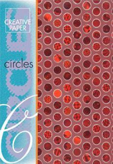 Hologrammikartonki, punaiset ympyrät