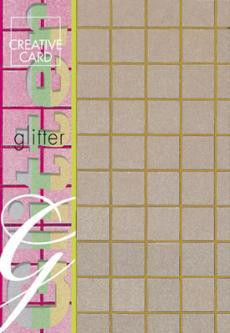 Hologrammikartonki, A4, Glitterkulta