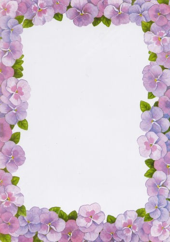 Taustapaperi, Orvokit, A4