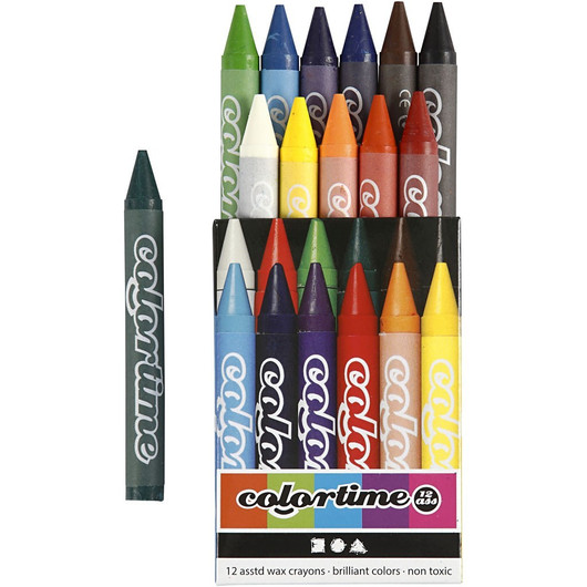 Colortime-vahaliidut, värilajitelma, 12kpl