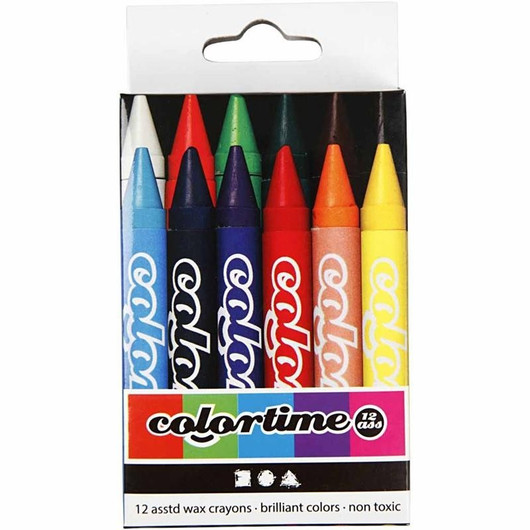 Colortime-vahaliidut, värilajitelma, 12kpl