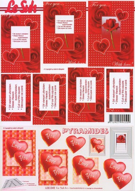 3D, Pyramidi, Sydämet