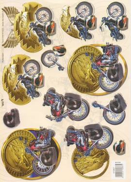 3D, TBZ, Moottoripyörä