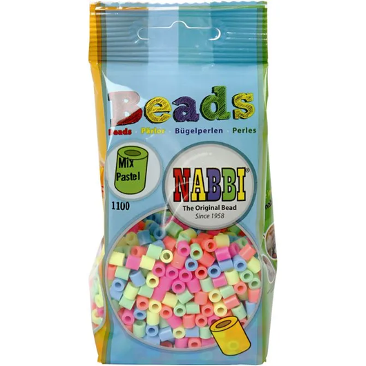 Nabbi- putkihelmet, pastellivärit, 1100kpl lajitelma