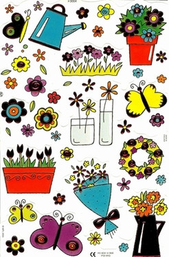 Kiiltokuva, Kukat, Foliopainatus