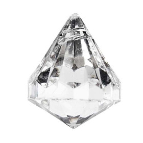Akryyliprisma, 25 x 22 mm, 14kpl, läpinäkyvä 
