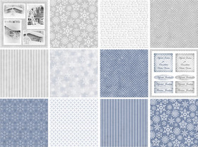 Paperilajitelma, Joulu sininen, Glitter 6