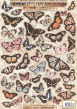 3D, Stanssattu, Vintage Perhoset, A4