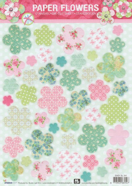 3D, A4, Stanssattu, Paperikukat