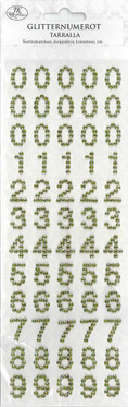 Glitternumerot, Tarralla