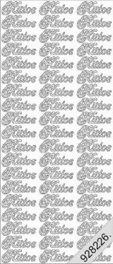 Ääriviivatarra, Kiitos