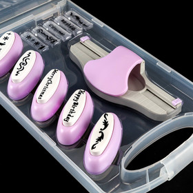 Vaihdettavakuvioinen boordilävistäjä, 5 erinlaista terää