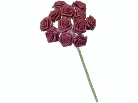 Dior-ruusu, tummanpunainen, 12mm