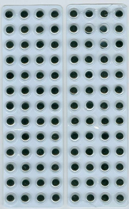 Liikkuvat, tarrasilmät, 8mm x 104kpl