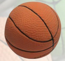 Koripallo lateksi, oranssi 7,3cm