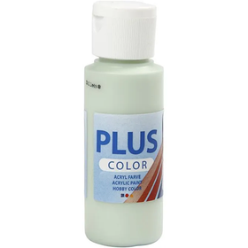 Plus Color, askartelumaali, 60ml, keväänvihreä