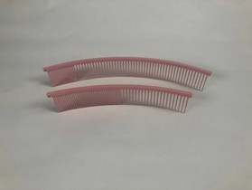 Greyhound CURVED metallikampa, 24 cm, Pinkki 