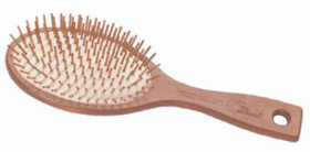 Puupiikkiharja, ovaali 11 riviä puupiikkejä, tumma