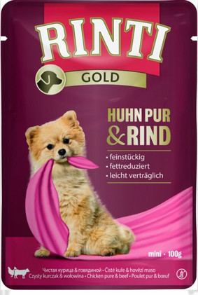 Rinti Gold, kana & nauta 10x100g