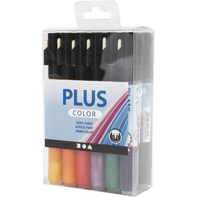 Plus Color -tussi, värilajitelma, 18kpl