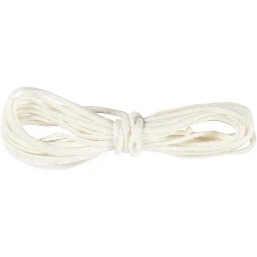 Sydänlanka steariinikynttilöille, nro STP, 3m, 1pkk