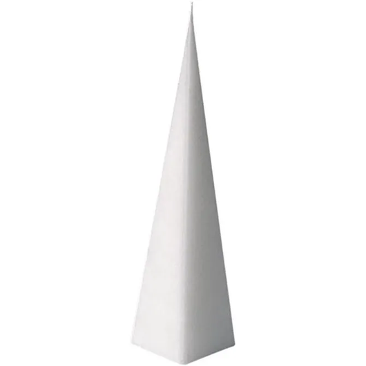 Kynttilämuotti, pyramidi, koko 228x60 mm