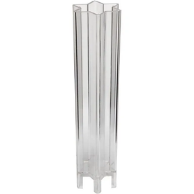 Kynttilämuotti, korkea tähti, koko 220x55 mm