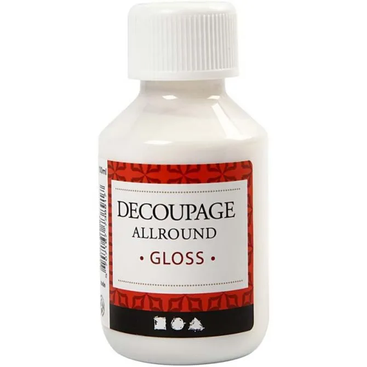 Decoupagelakka, kiiltävä, 100ml
