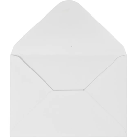 Kirjekuori, 110g, valkoinen, 10kpl/pkk