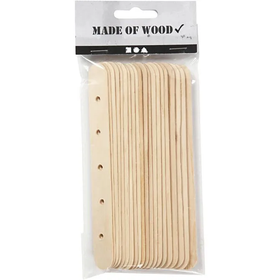  Rakennustikut, Pit. 15cm, Lev: 1,8cm, aukon koko 4mm, 20kpl/pkk 