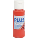 Plus Color- askartelumaali, 60ml, briljantin punainen