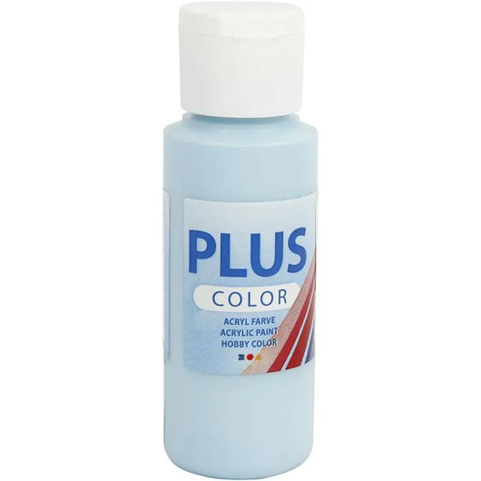 Plus Color- askartelumaali, 60ml, jäänsininen