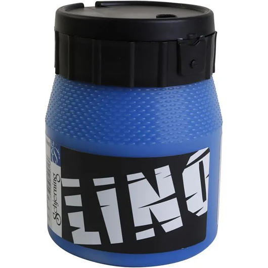 Linoväri, sininen, 250ml