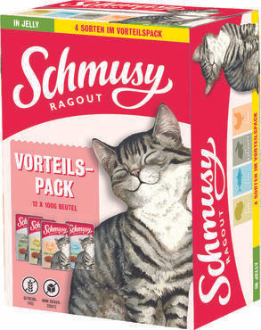 Schmusy Ragout Hyytelössä Vorteilspack 12x100g 