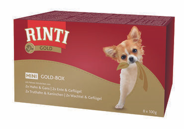 Rinti Mini GoldBox, lajitelmapakkaus 8×100g