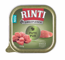Rinti Singlefleisch Pur, Kalkkuna 10x150g 