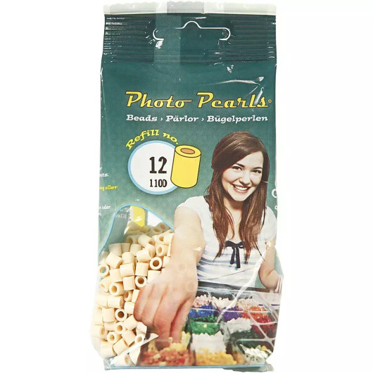 PhotoPearls- helmet, vaalea beige, 1100kpl (12)