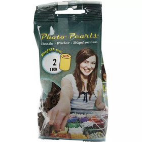PhotoPearls- helmet, tummanruskea, 1100kpl (2)