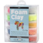 Foam Clay® Helmimassa, värilajitelma, 10x35g