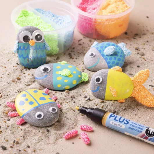 Foam Clay® Helmimassa, Glitter, värilajitelma, 10x35g