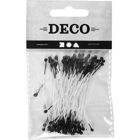 Kukkaheteet, musta, 100kpl, 1pkk