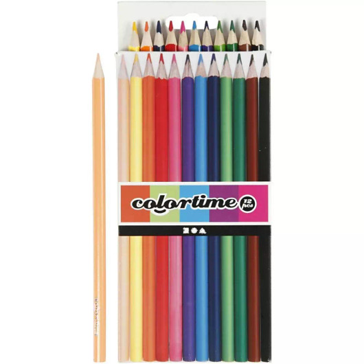 Colortime-värikynät, 12Kpl, Värilajitelma